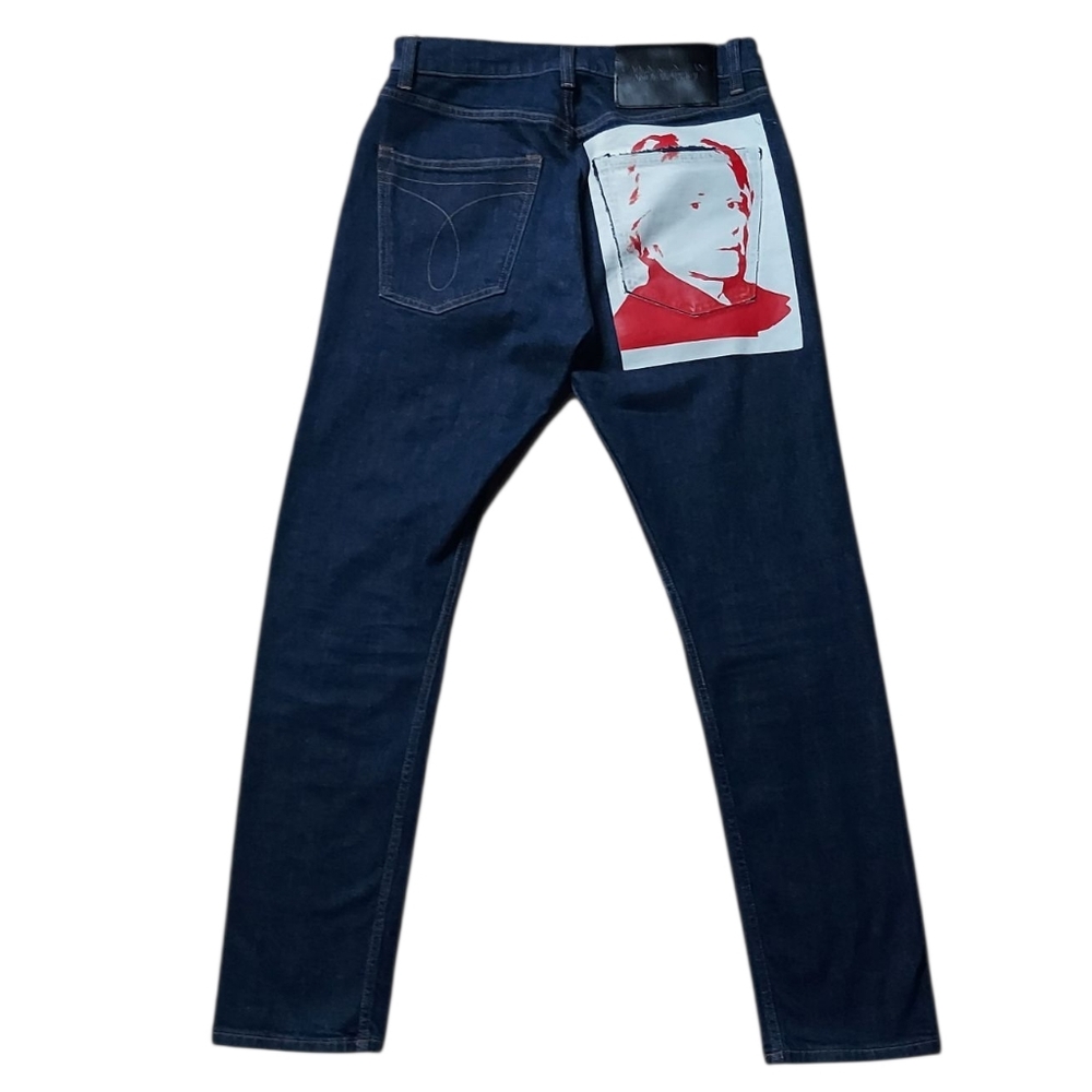Calvin Klein | Raf Simons | Andy Warhol | Limited Edition | Graphic Slim Jeans - Picture 4 of 16
